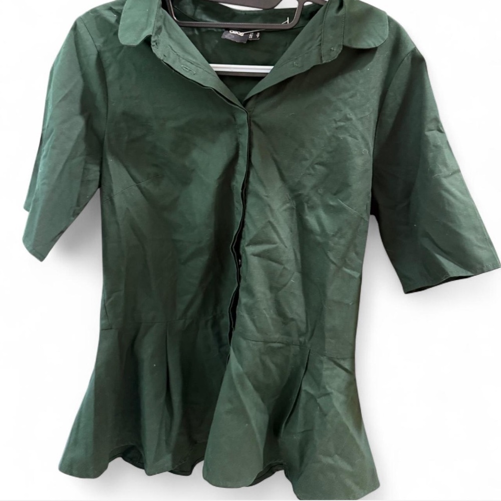 ASOS Dark Green Blouse